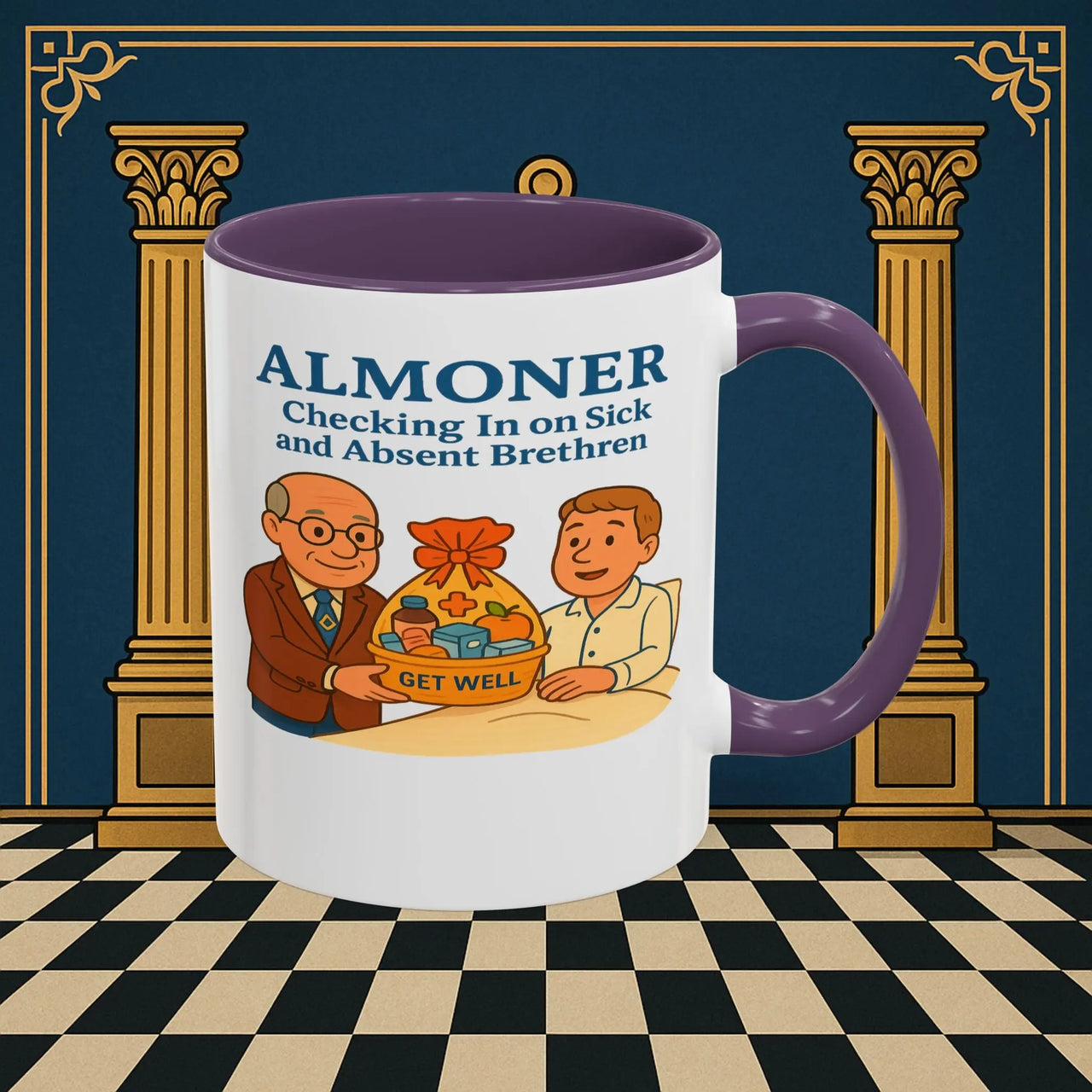 Masonic Mugs - Compassion Basket - Almoner Printify