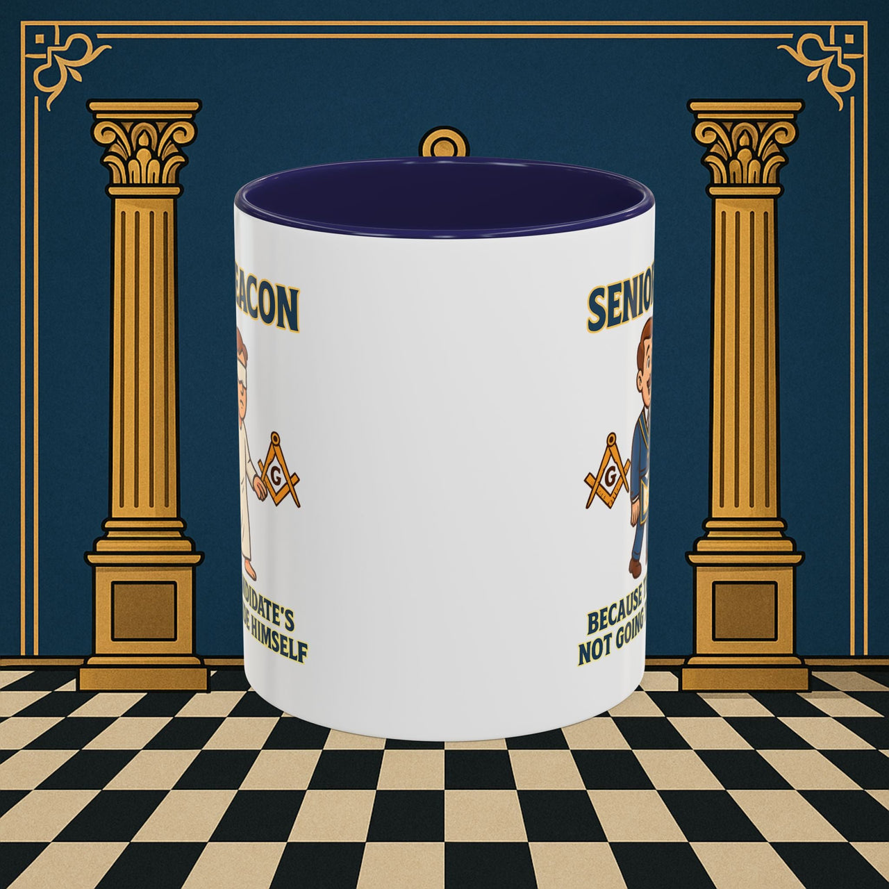 Masonic Mugs - Guiding Light - Senior Deacon Printify