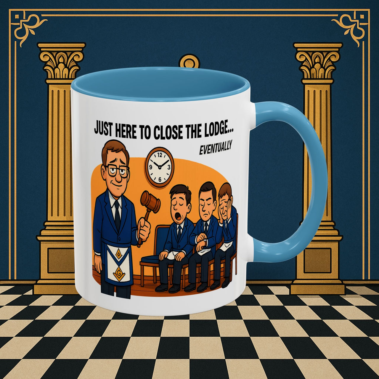 Masonic Mugs - Lodge of Endless Deliberation - Senior Warden Printify