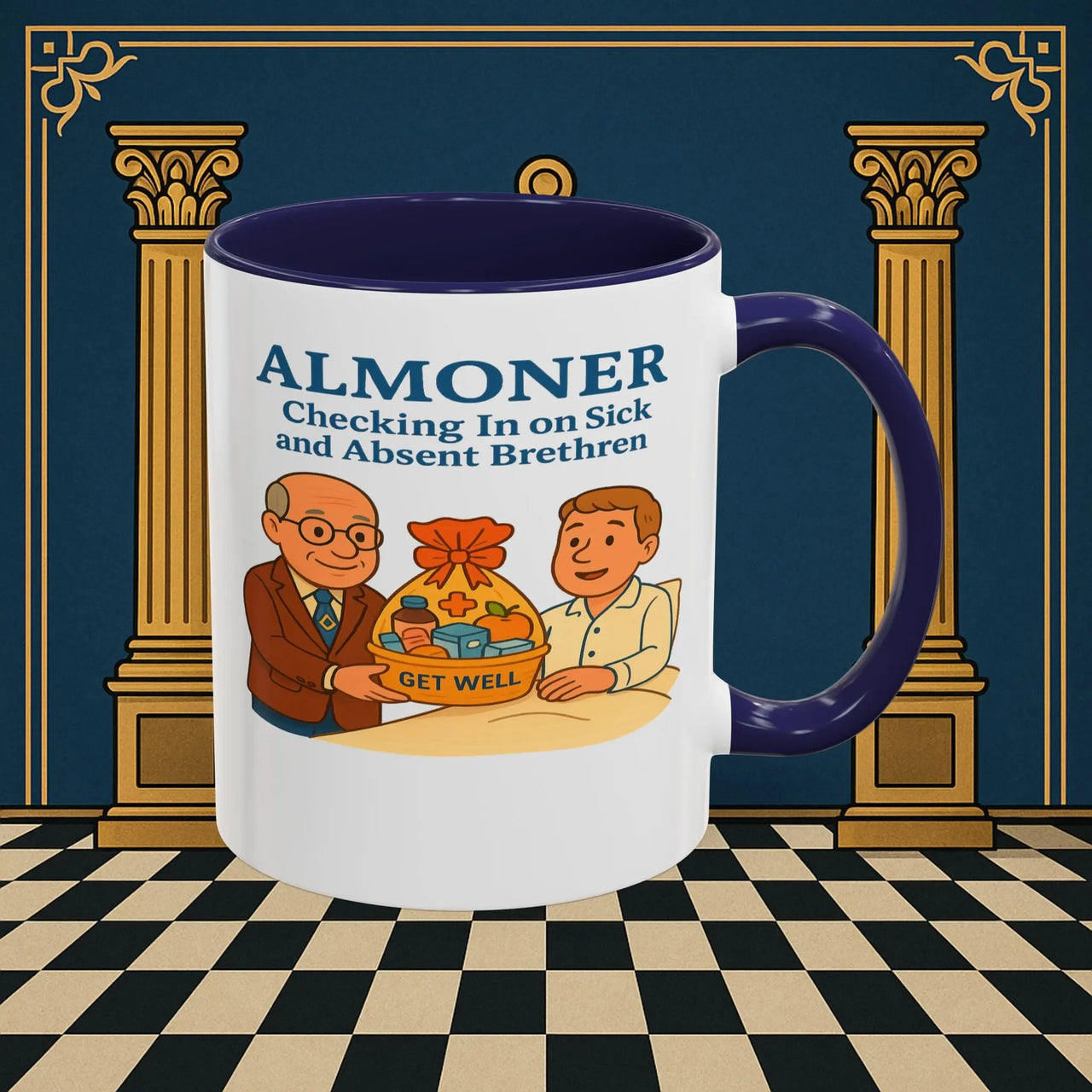 Masonic Mugs - Compassion Basket - Almoner Printify