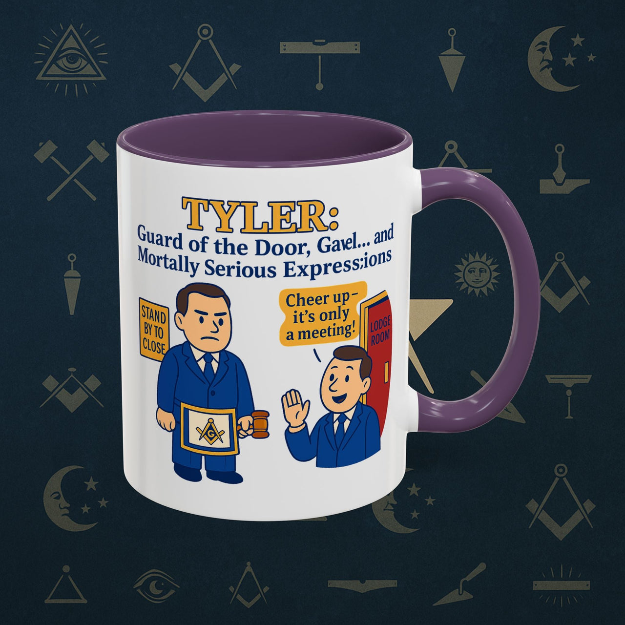 Masonic Mugs - Masonic Mysteries - Tyler Printify