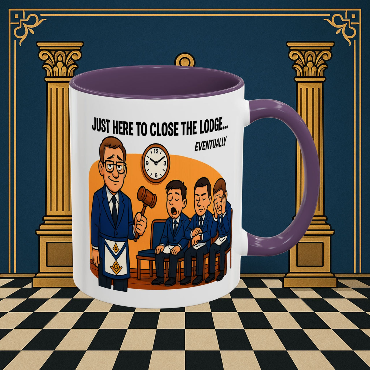 Masonic Mugs - Lodge of Endless Deliberation - Senior Warden Printify