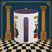 Masonic Mugs - Accent Coloured 11oz Mug - Wisdom Transfer Printify