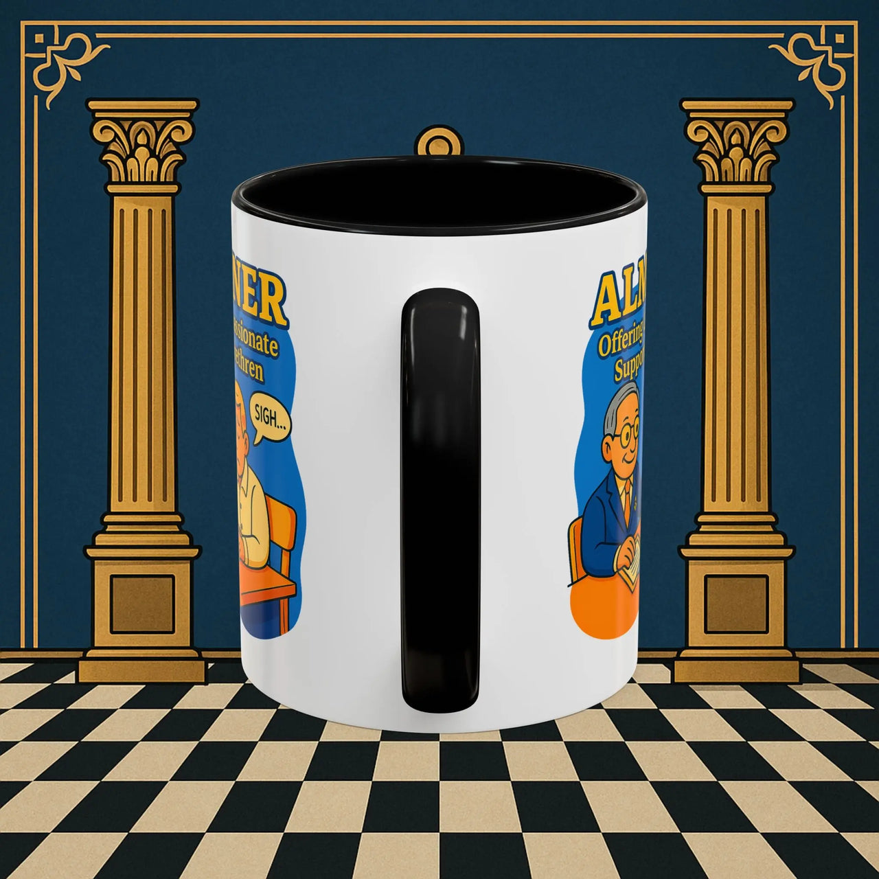 Masonic Mugs - Bureaucratic Empathy - Almoner Printify