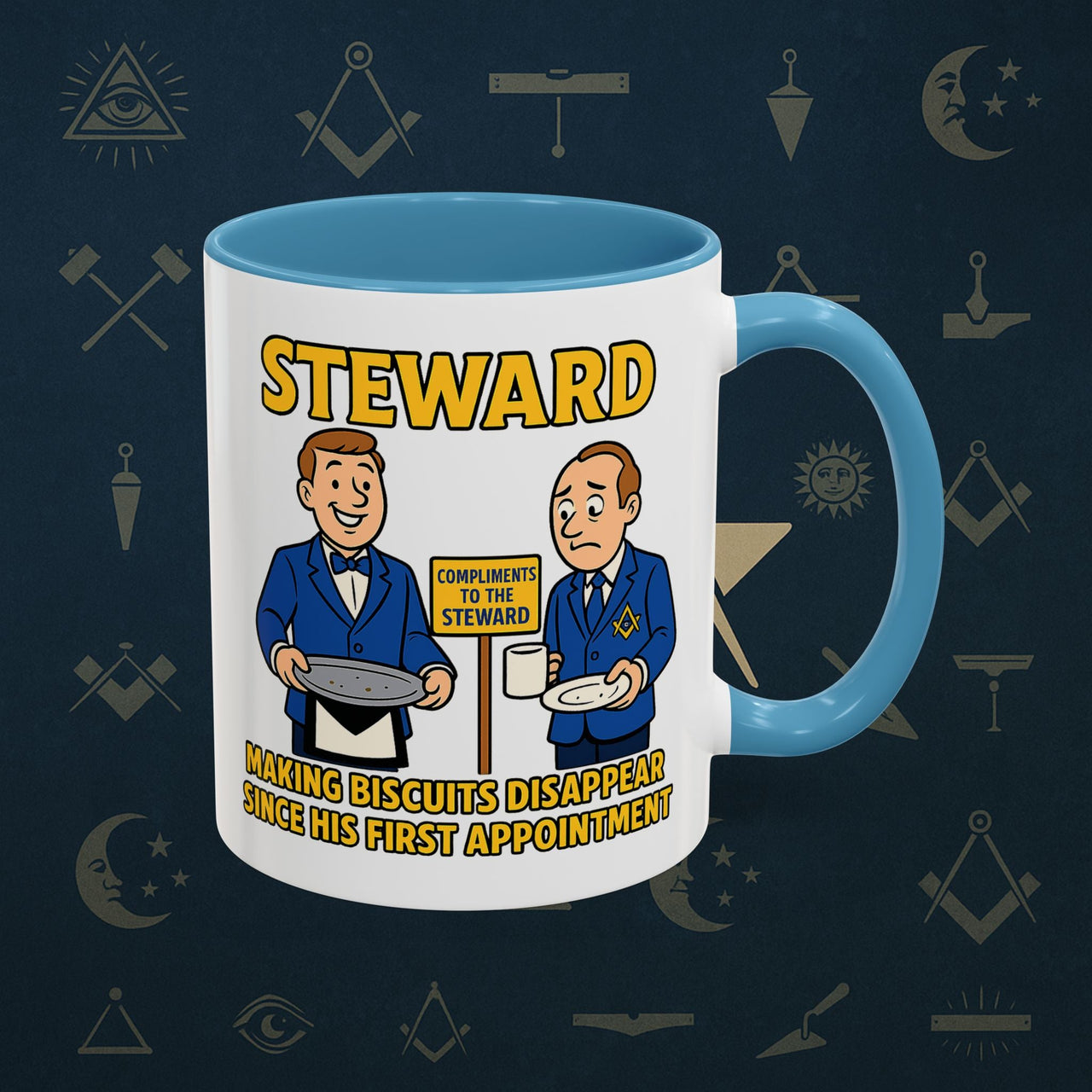 Masonic Mugs - Vanishing Biscuits - Steward Printify