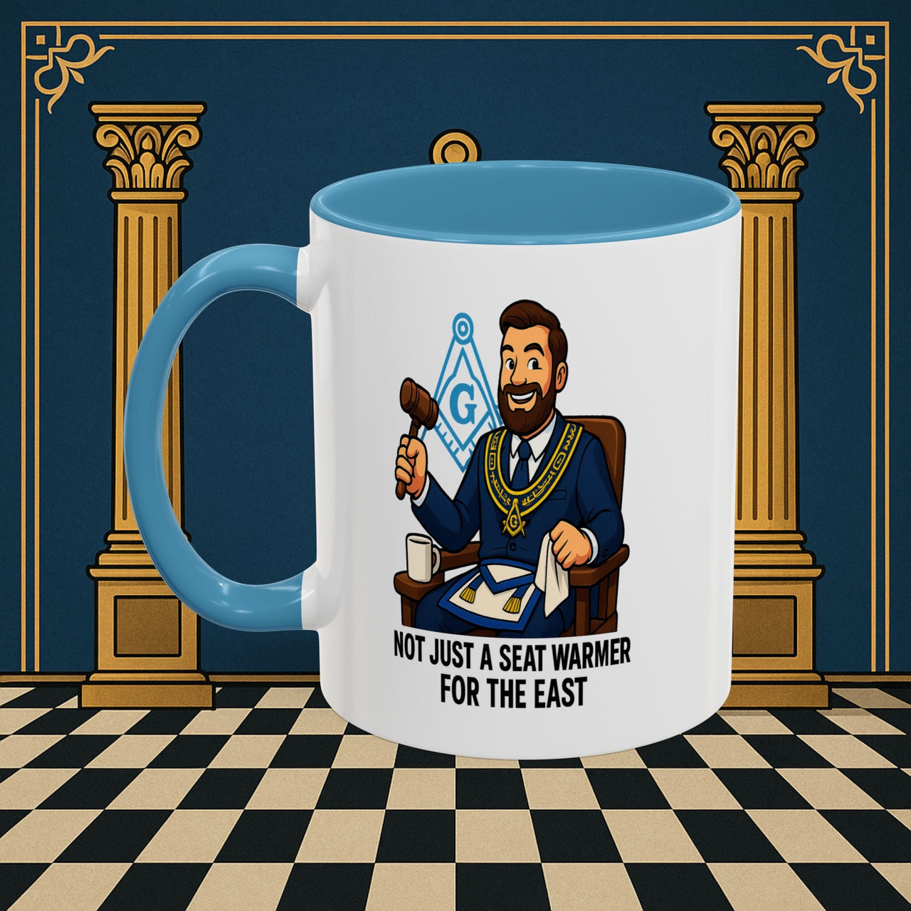 Masonic Mugs - Masonic Majesty - Senior Warden Printify