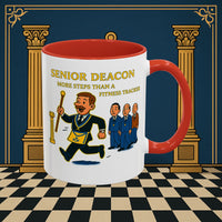 Masonic Mugs - Stepping Out - Senior Deacon Printify