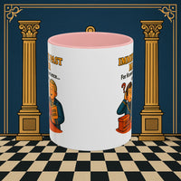 Masonic Mugs - Accent Coloured 11oz Mug - Wisdom Transfer Printify