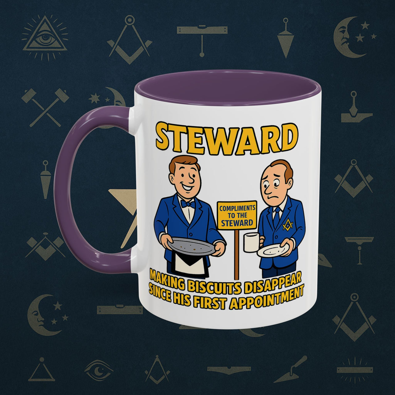 Masonic Mugs - Vanishing Biscuits - Steward Printify