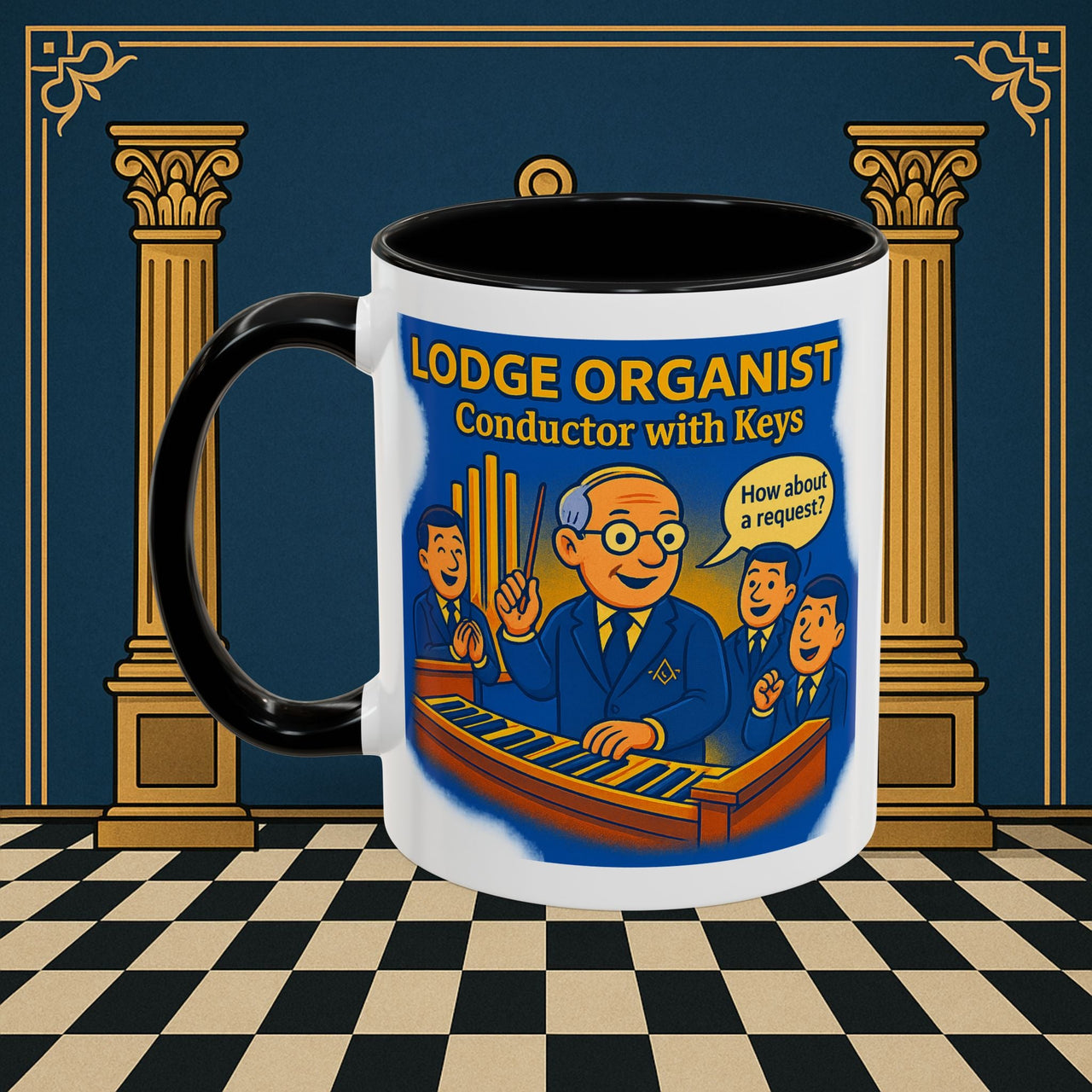 Masonic Mugs - Masonic Melodies - Organist Printify