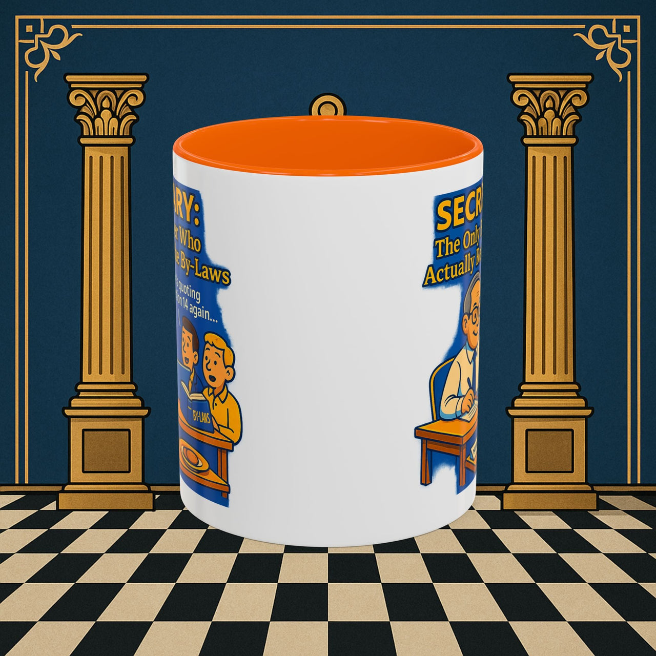 Masonic Mugs - Bureaucratic Bliss - Secretary Printify