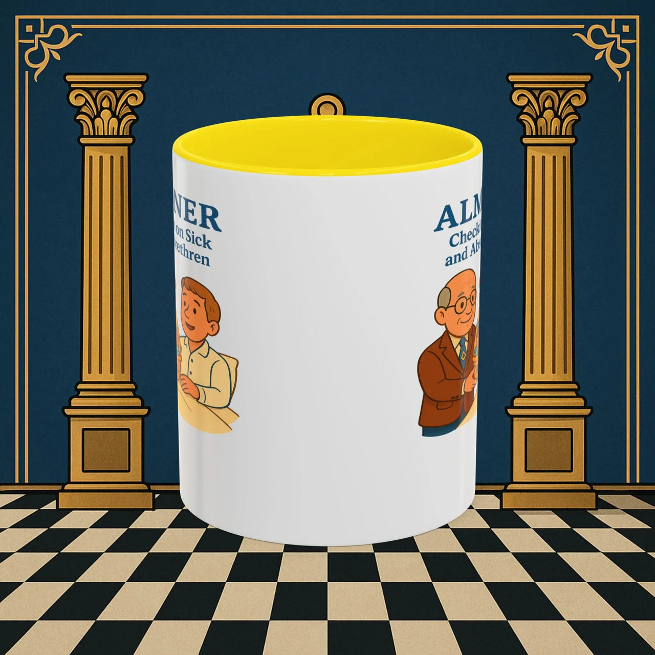 Masonic Mugs - Compassion Basket - Almoner Printify