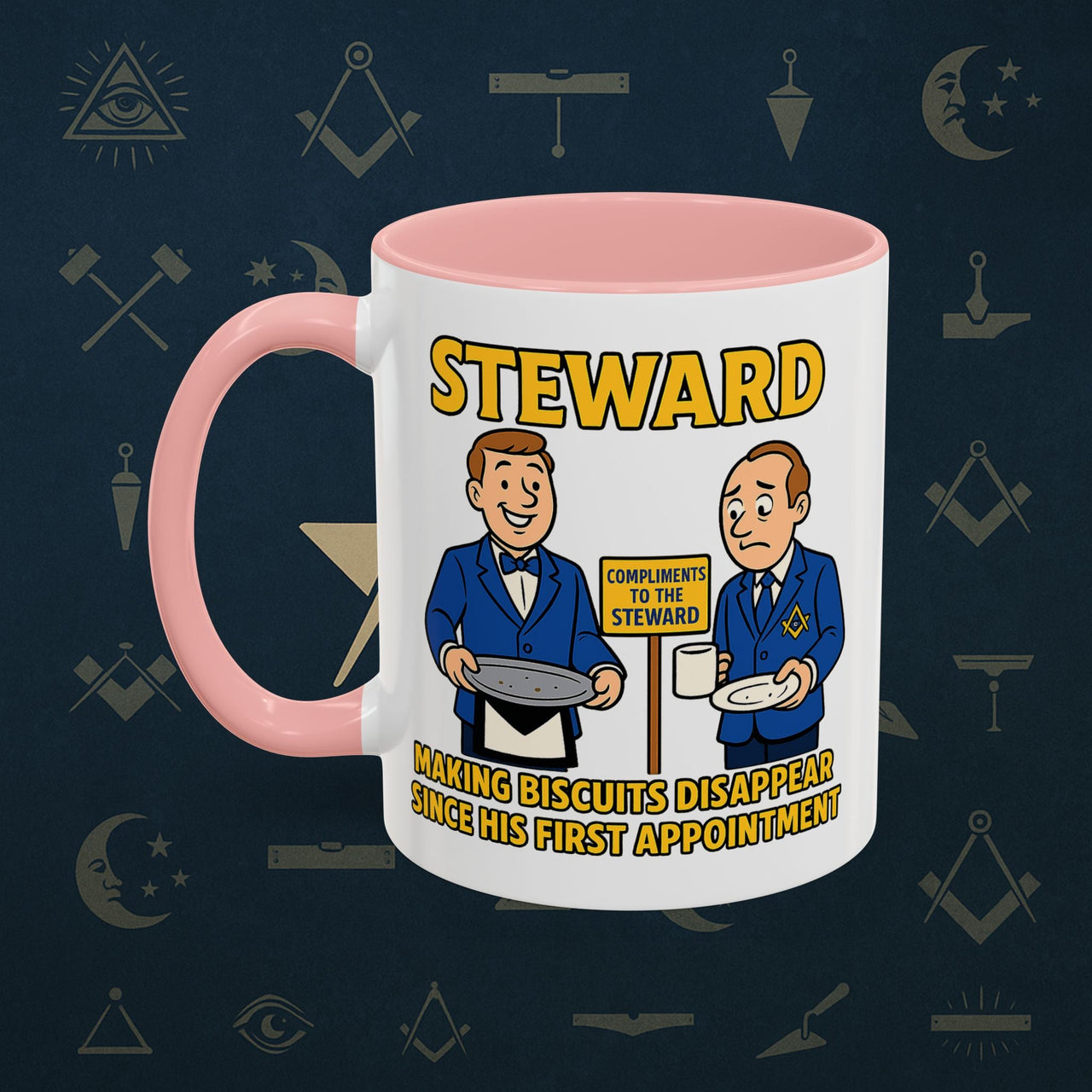 Masonic Mugs - Vanishing Biscuits - Steward Printify