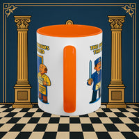 Masonic Mugs - Accent Coloured 11oz Mug - Masonic Mayhem - Inner Guard Printify