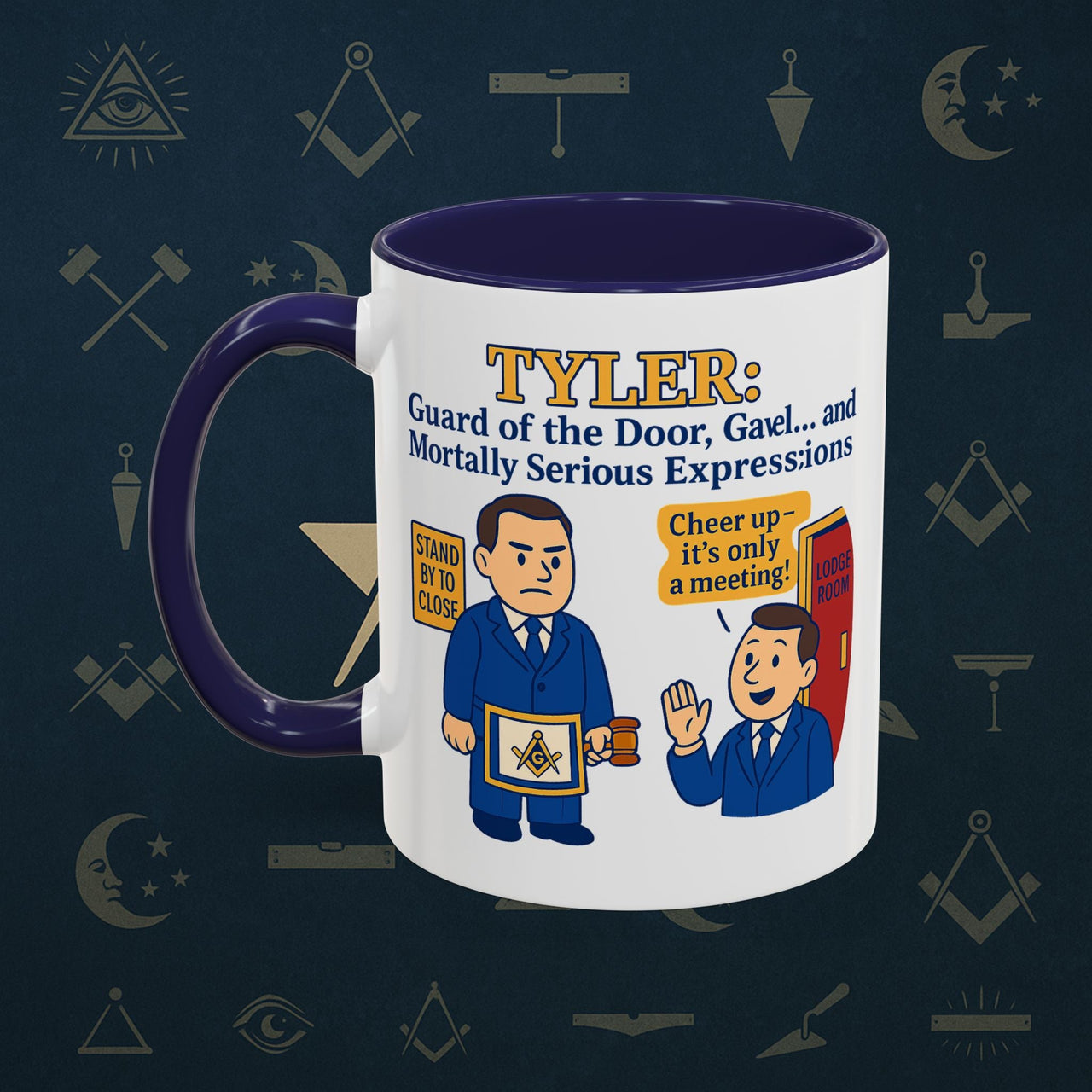 Masonic Mugs - Masonic Mysteries - Tyler Printify