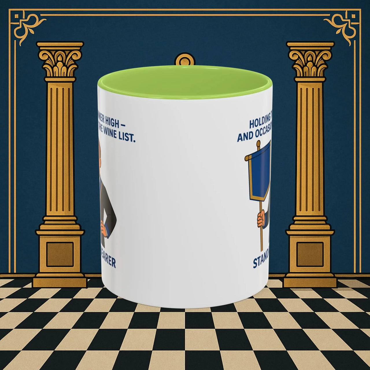 Masonic Mugs - Banner and Barrel - Provincial Standard Bearer Printify