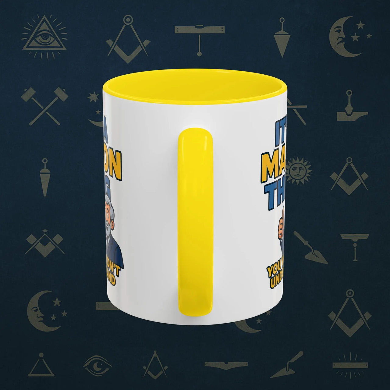 Masonic Mugs Ready to Go – It’s a Mason Thing (Accent Coloured 11oz Mug) Printify