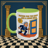 Masonic Mugs - Masonic Anticipation: Lodge Ninja in Waiting, Junior Deacon Printify