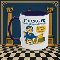 Masonic Mugs - Treasurer's Tally - Treasurer Printify