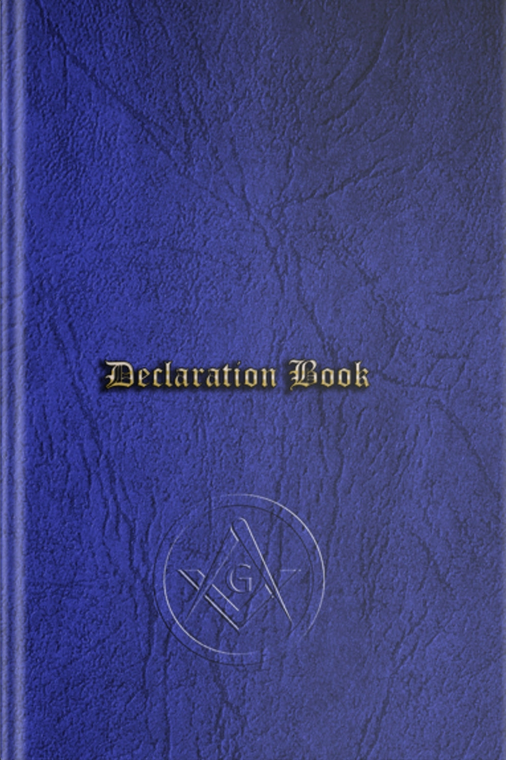 Masonic Declaration Book - Craft Raven Masonic