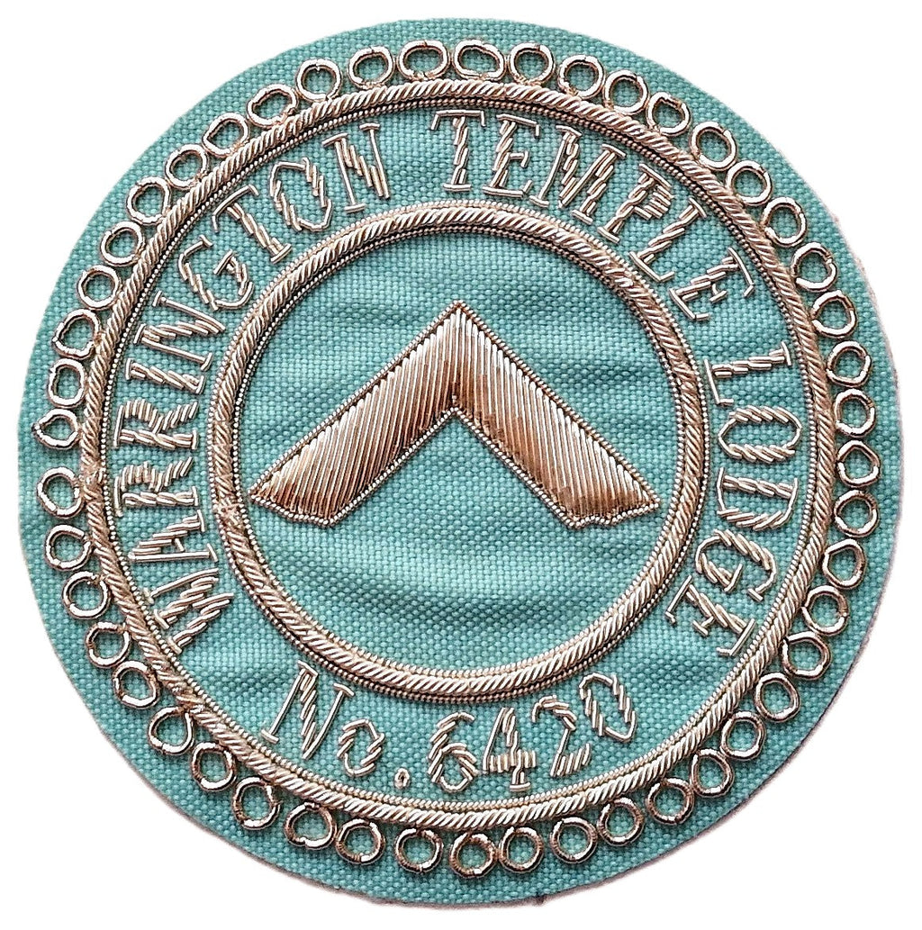 CRAFT LIGHT BLUE MASONIC APRON BADGE Riverside Regalia