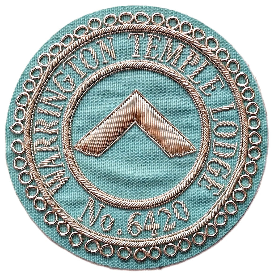 CRAFT LIGHT BLUE MASONIC APRON BADGE Riverside Regalia