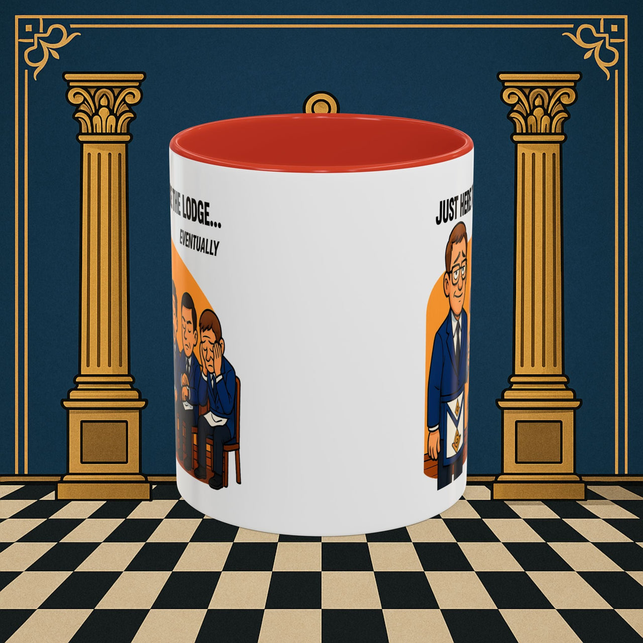 Masonic Mugs - Lodge of Endless Deliberation - Senior Warden Printify