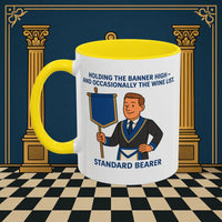 Masonic Mugs - Banner and Barrel - Provincial Standard Bearer Printify
