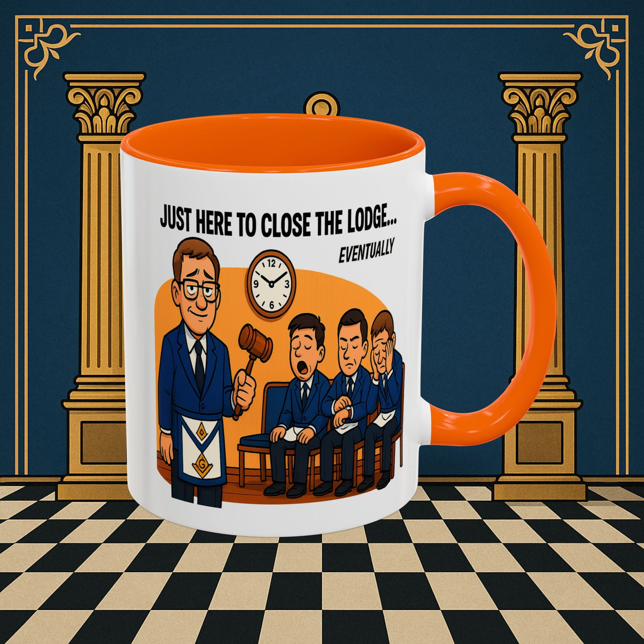 Masonic Mugs - Lodge of Endless Deliberation - Senior Warden Printify