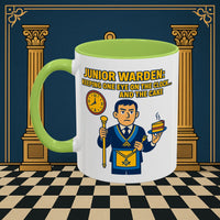 Masonic Mugs - Masonic Vigilance: Junior Warden's Timekeeping Duty,  Junior Warden Printify