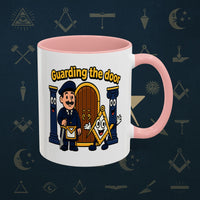 Masonic Mugs - Guarding the Door - Tyler Printify