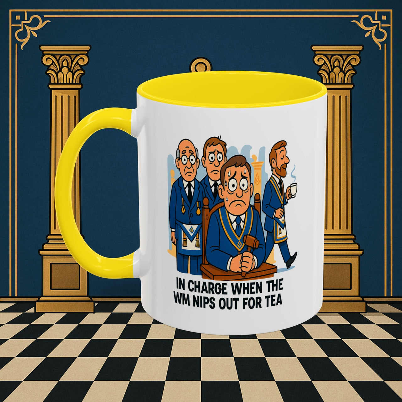 Masonic Mugs - Tea Time Troubles - Senior Warden Printify