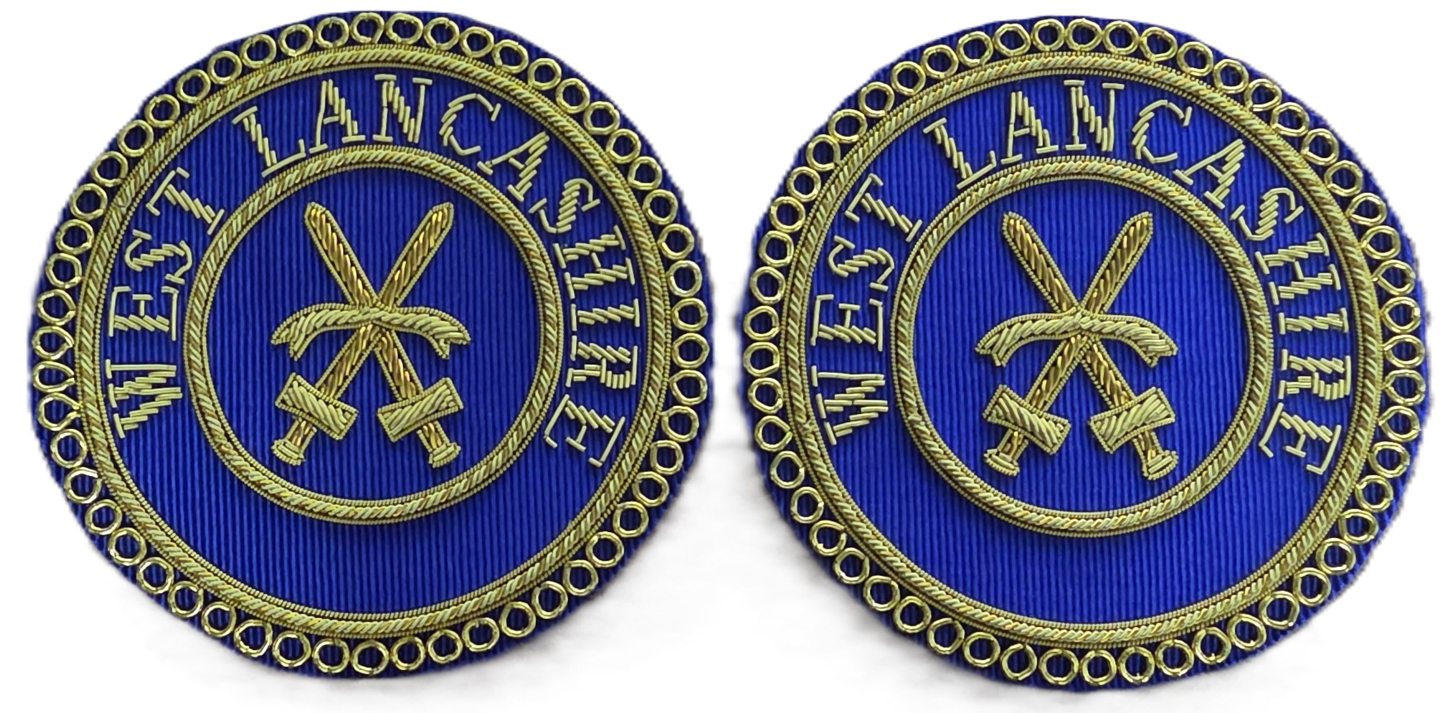 CRAFT PROVINCIAL GAUNTLET CUFF BADGES (Pair) Riverside Regalia