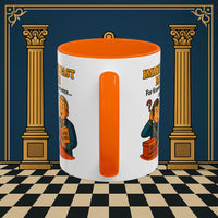 Masonic Mugs - Accent Coloured 11oz Mug - Wisdom Transfer Printify