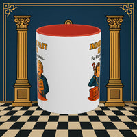 Masonic Mugs - Accent Coloured 11oz Mug - Wisdom Transfer Printify