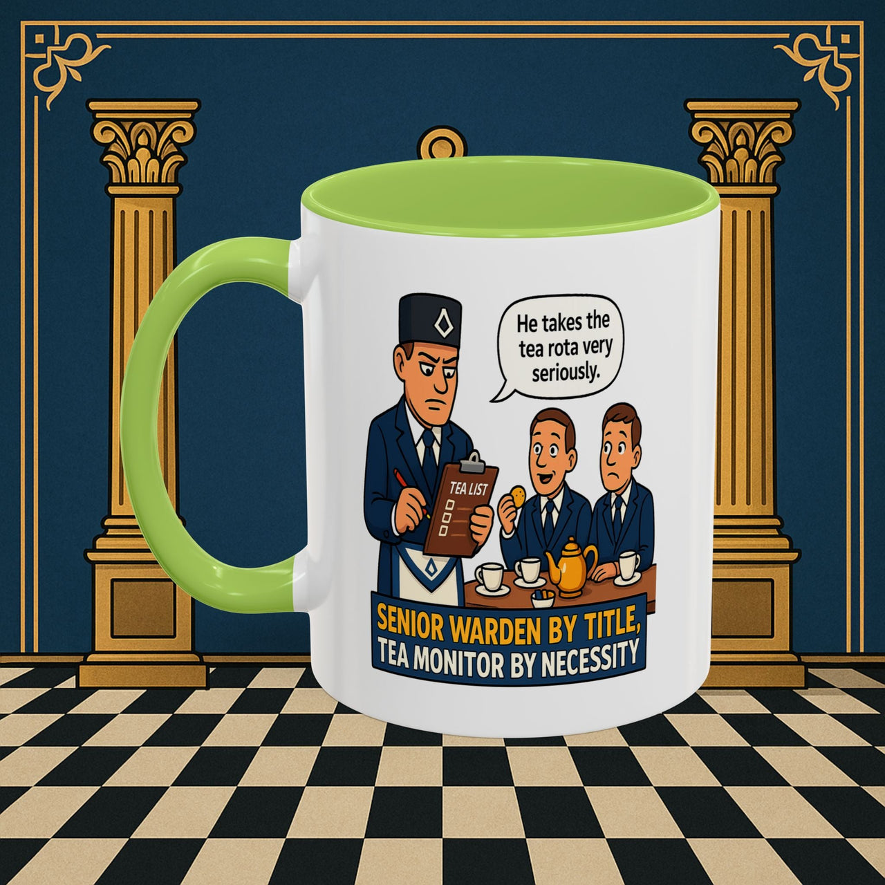 Masonic Mugs - Tea Rota Titans - Senior Warden Printify