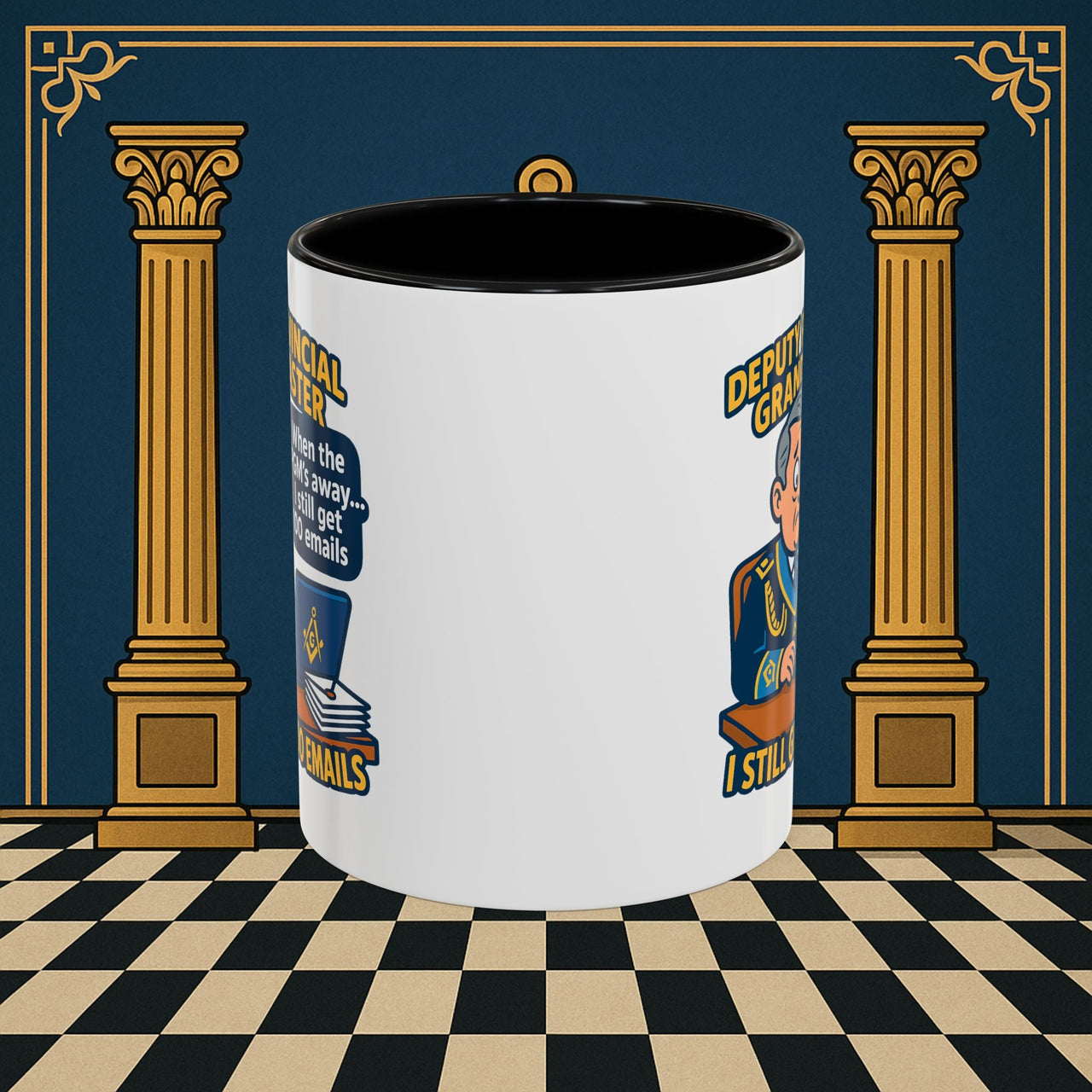 Masonic Mugs - Email Overload - Deputy Provincial Grand Master Printify