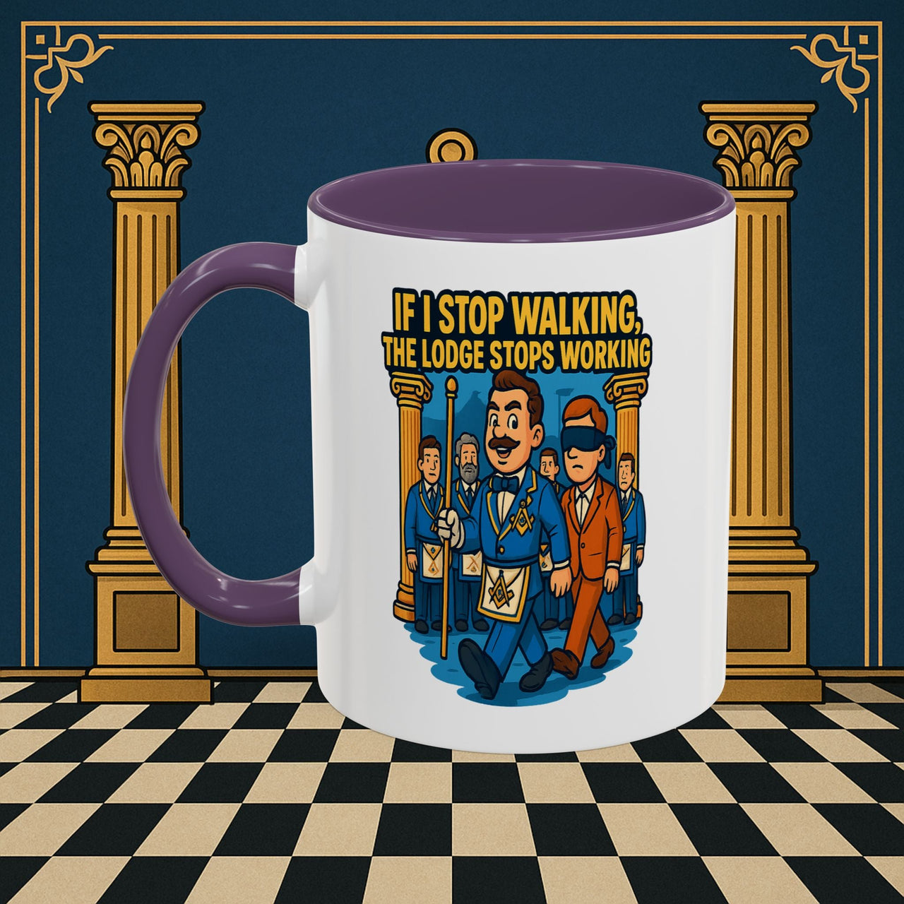 Masonic Mugs - Walking the Masonic Path - Senior Deacon Printify