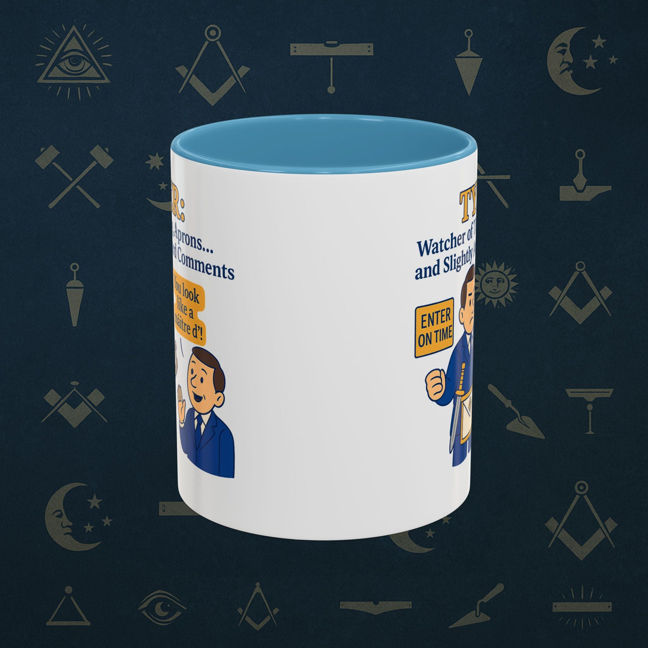 Masonic Mugs - Tyler's Awkward Moment - Tyler Printify