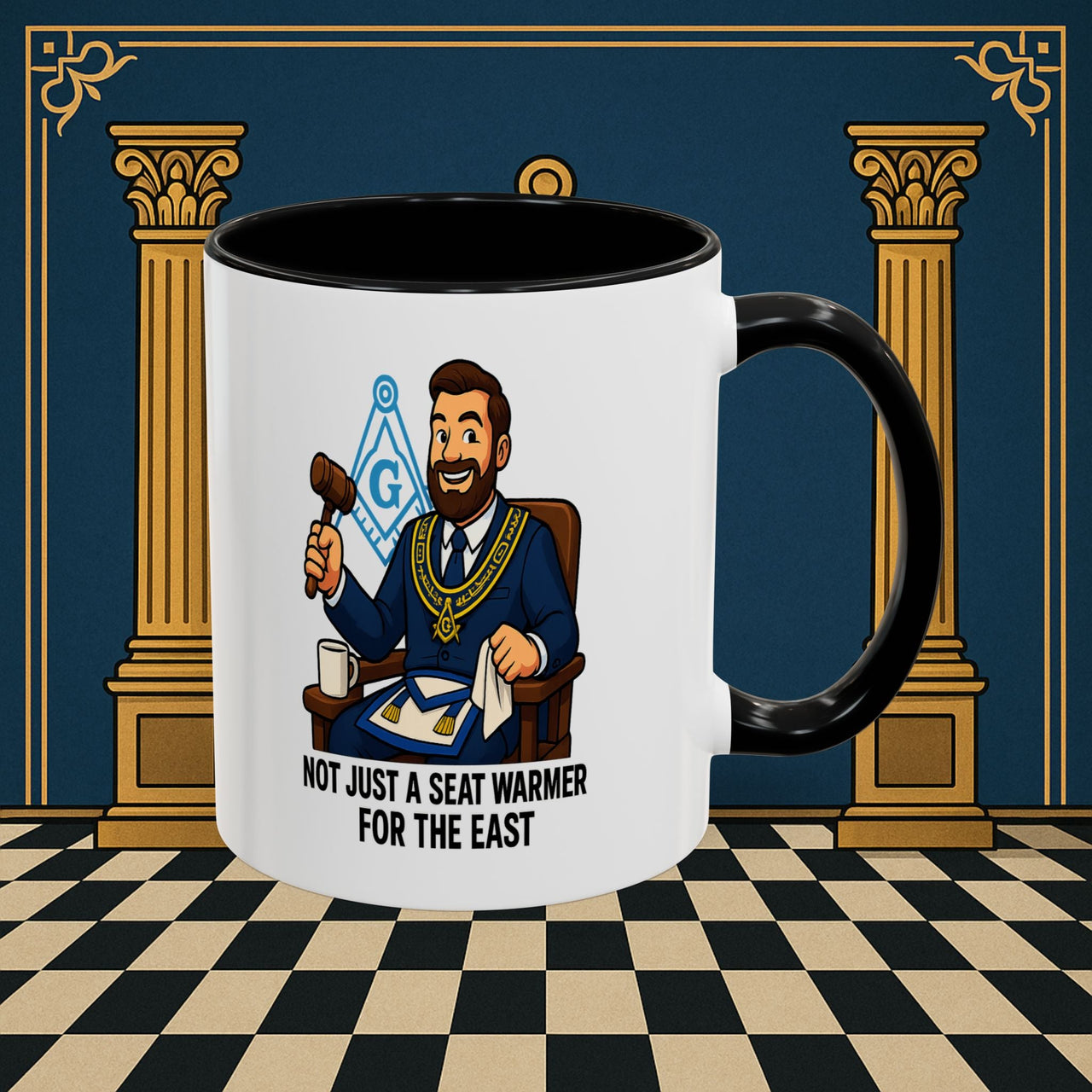 Masonic Mugs - Masonic Majesty - Senior Warden Printify
