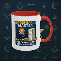 Masonic Mugs - Masonic Meetings Madness - Worshipful Master Printify