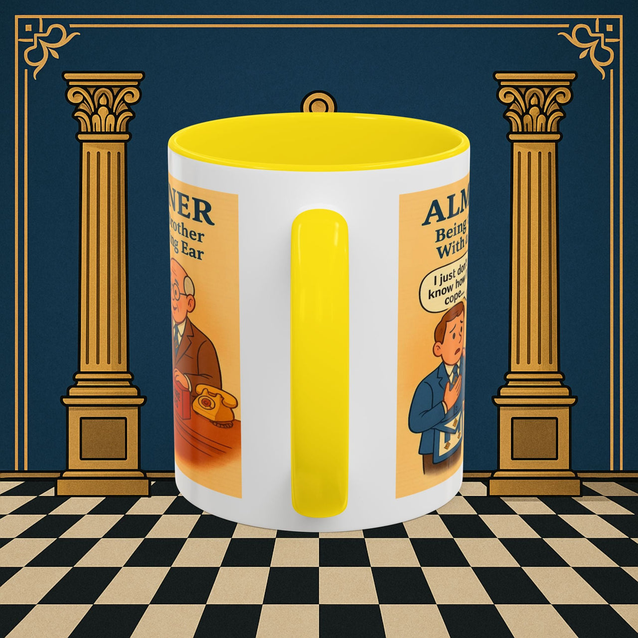 Masonic Mugs - Brotherly Welfare - Almoner Printify