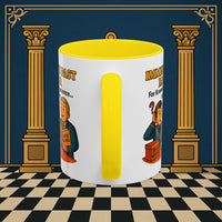 Masonic Mugs - Accent Coloured 11oz Mug - Wisdom Transfer Printify