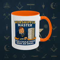 Masonic Mugs - Masonic Meetings Madness - Worshipful Master Printify