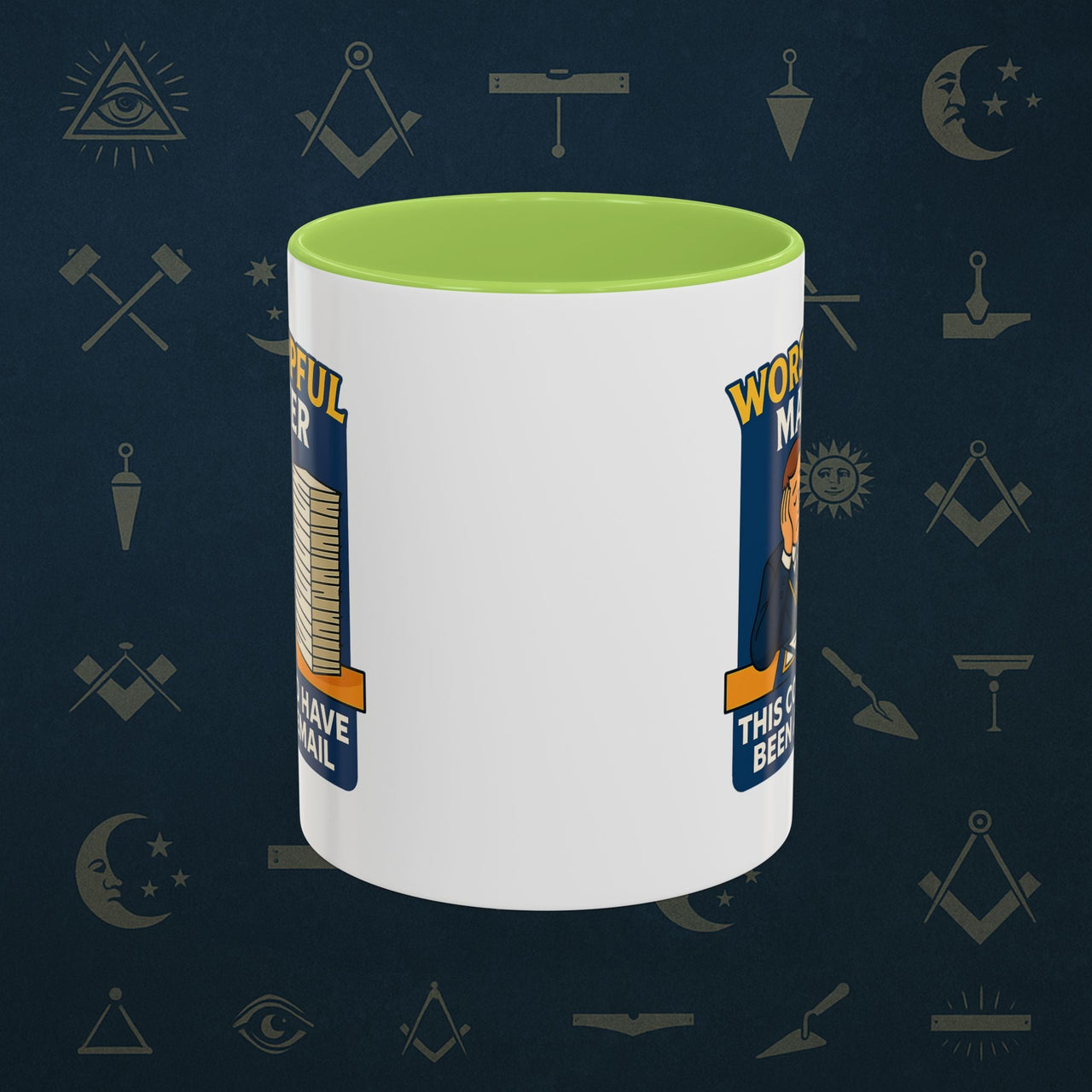 Masonic Mugs - Masonic Meetings Madness - Worshipful Master Printify