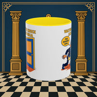 Masonic Mugs - Masonic Anticipation: Lodge Ninja in Waiting, Junior Deacon Printify