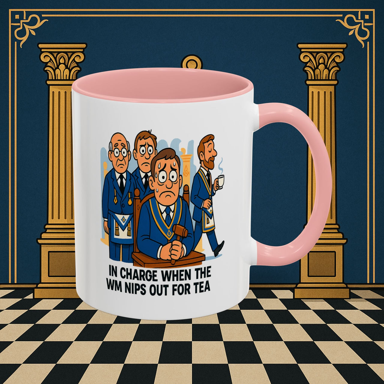 Masonic Mugs - Tea Time Troubles - Senior Warden Printify