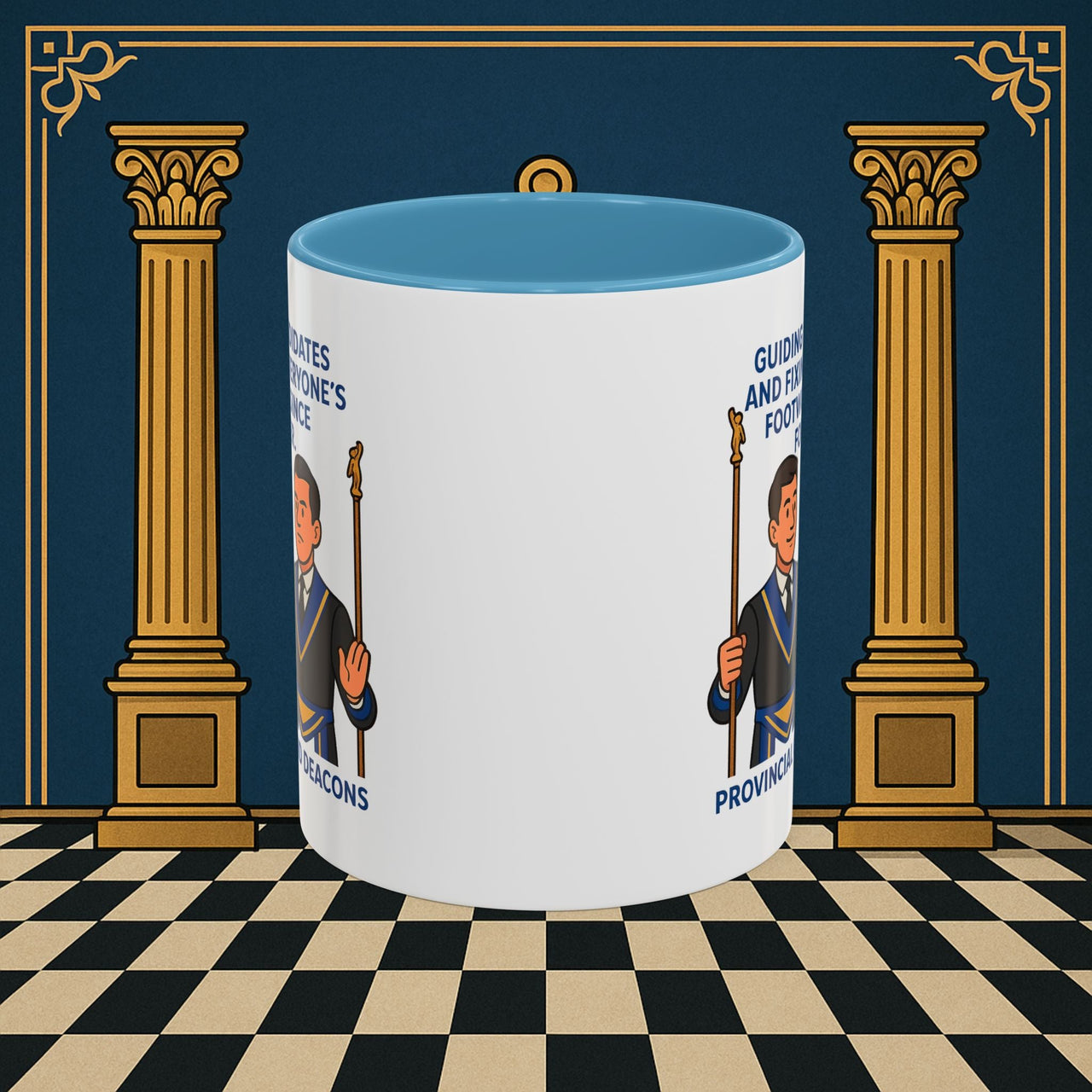 Masonic Mugs - Guiding Light of Masonic Tradition - Provincial Grand Deacons Printify