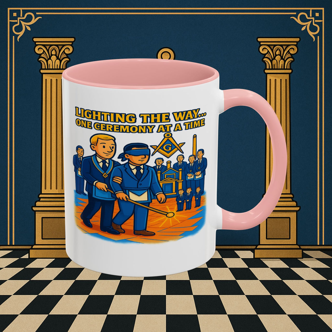 Masonic Mugs - Illuminated Brotherhood - Senior Deacon Printify