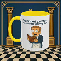 Masonic Mugs Ready to Go – Wrong Ritual (Accent Coloured 11oz Mug) Printify